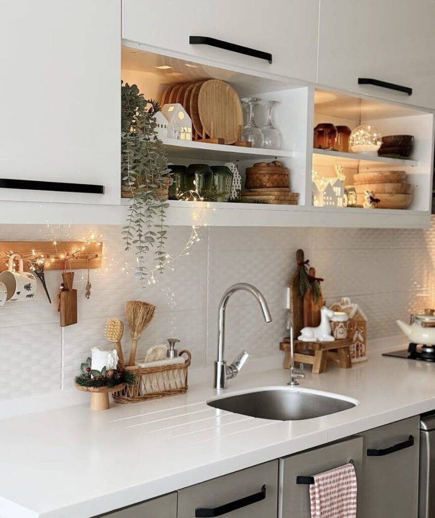 A modern kitchen.
