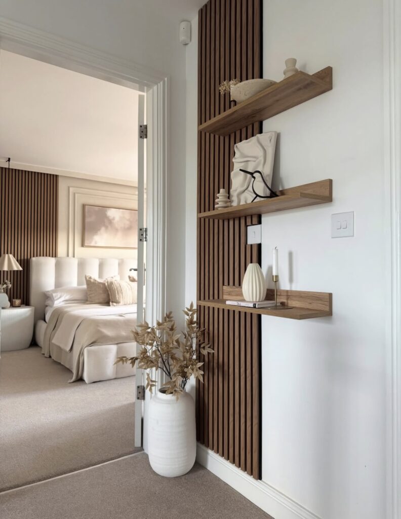 A well-decorated shelf.